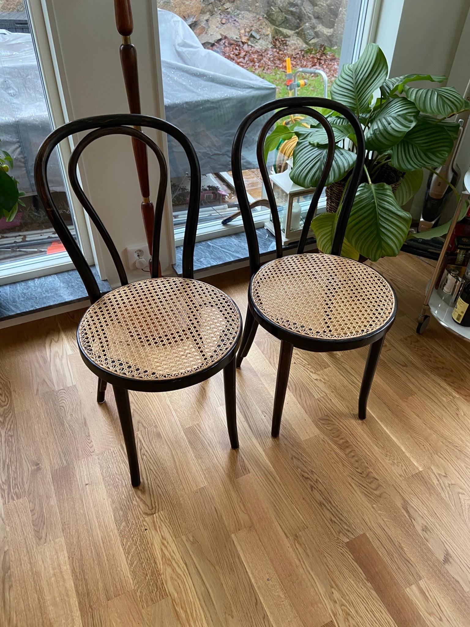 stolar med rottingsits Stolar Thonet-Stil Med Rottingsits In 16270 Stockholm For Sek 1,100.00 For Sale | Shpock