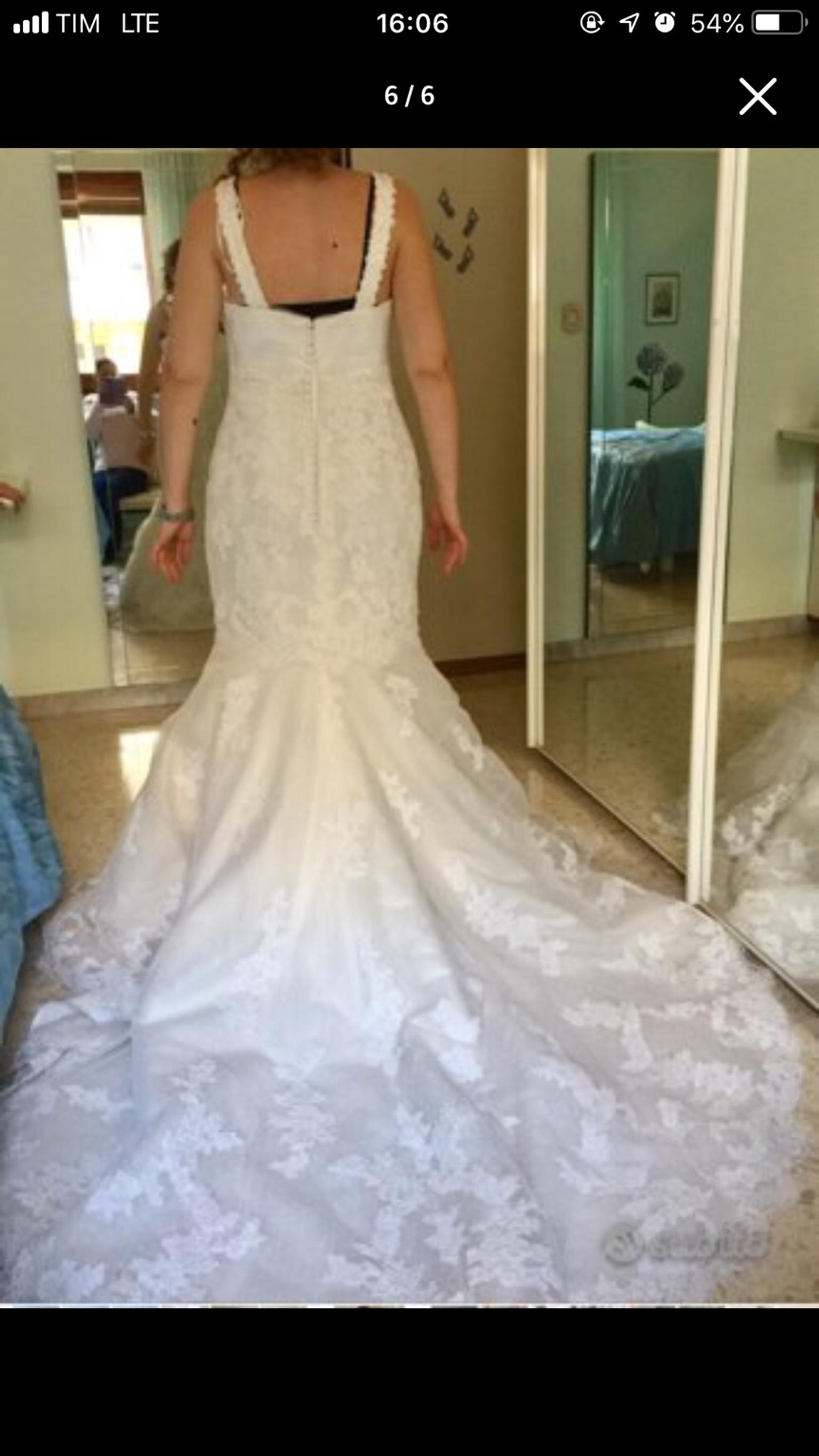 Abito Sposa In Pizzo Nuovo 44/46 In 70029 Santeramo In Colle For €300.00 For Sale | Shpock