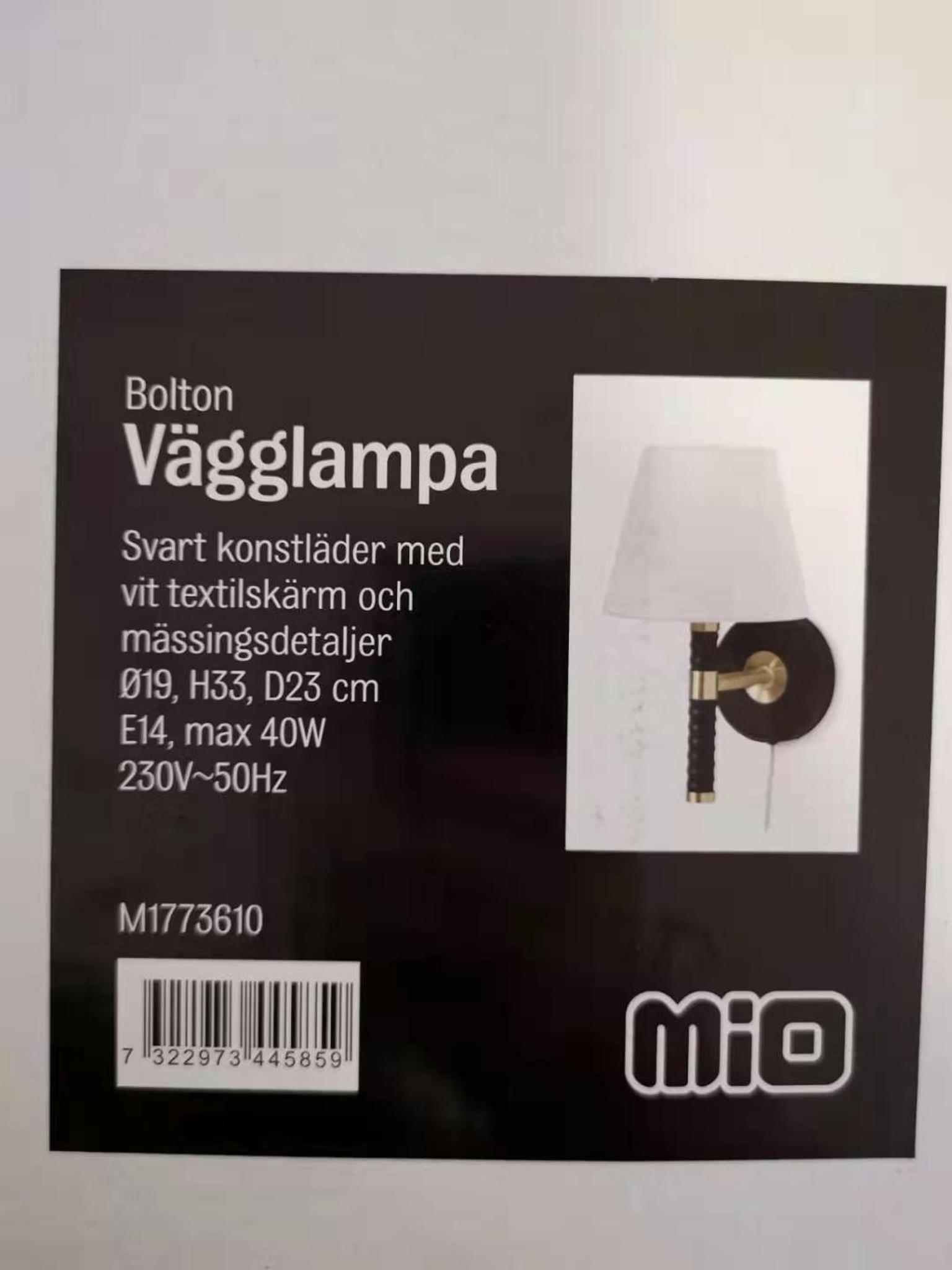 mio vägglampor Mio Väglämpa In 18656 Nyborg For Sek 150.00 For Sale | Shpock