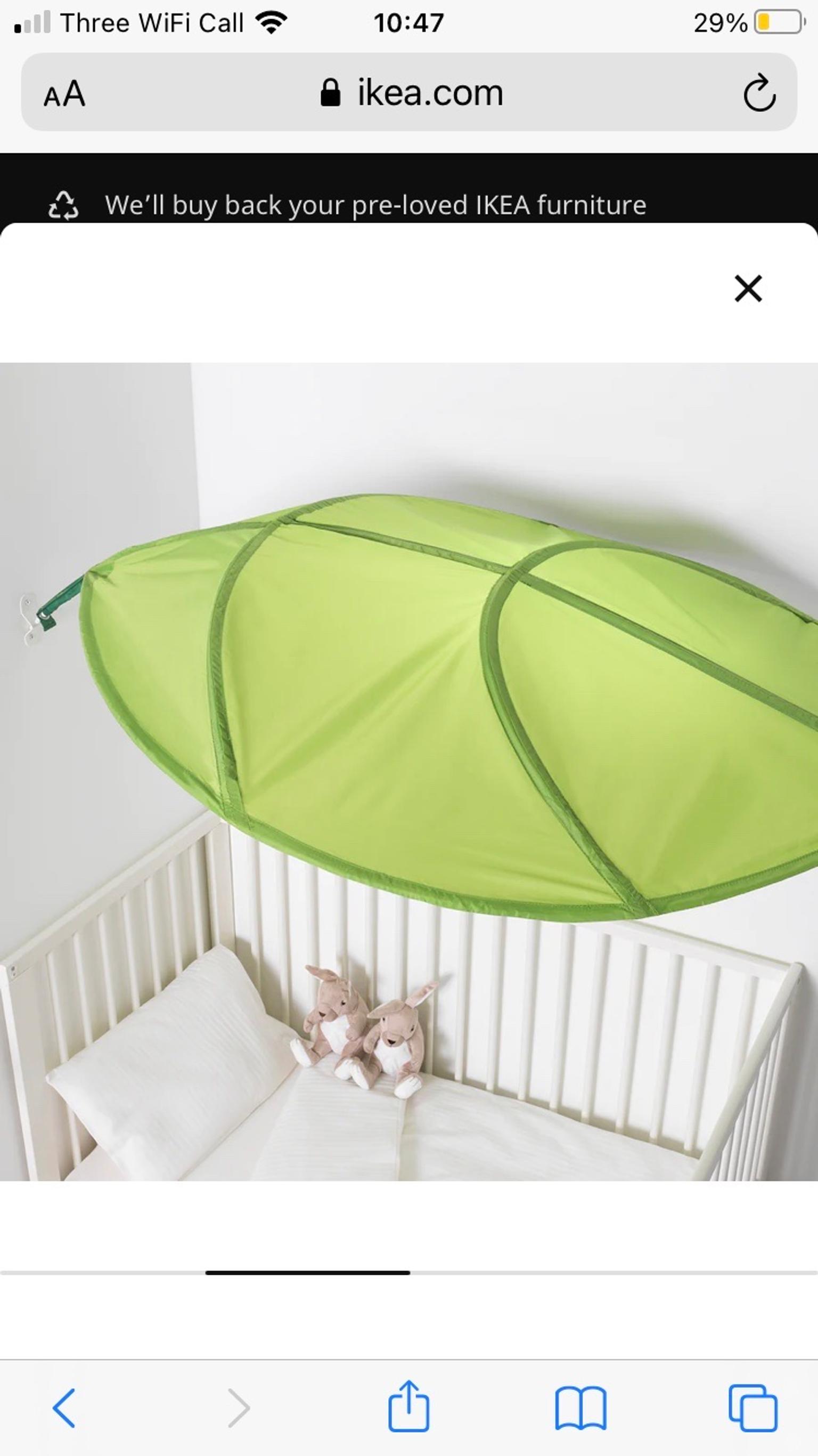 LOVA IKEA leaf bed canopy in B90 Solihull for £8.00 for sale Shpock