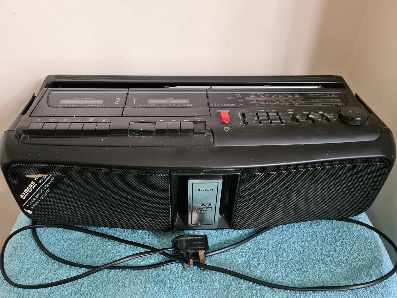 Vintage Hitachi 3D super woofer boombox in WS10 Walsall für £ 30,00 zum