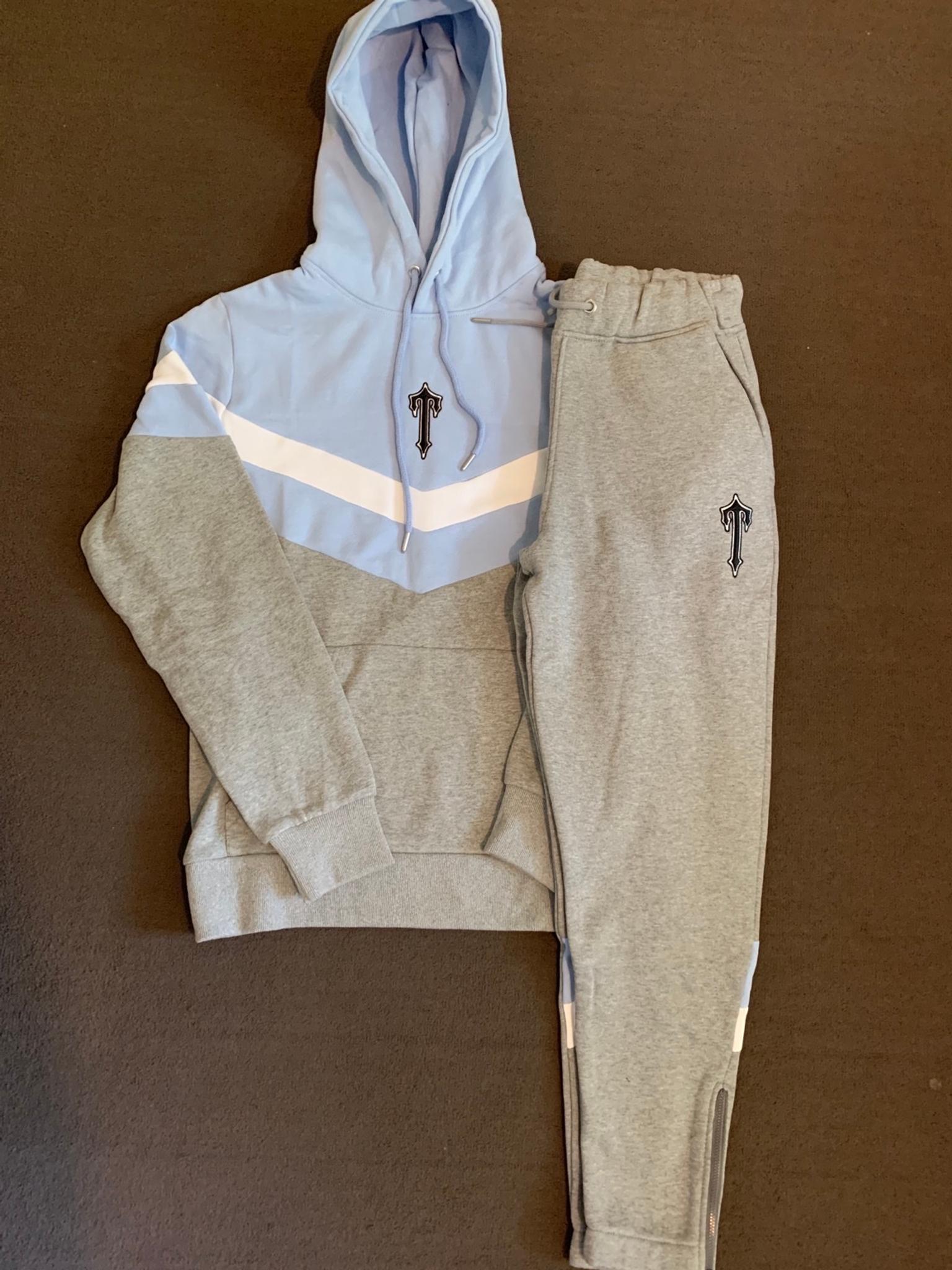 Trapstar baby blue v stripe tracksuit Large in NN3 Overstone for £105.