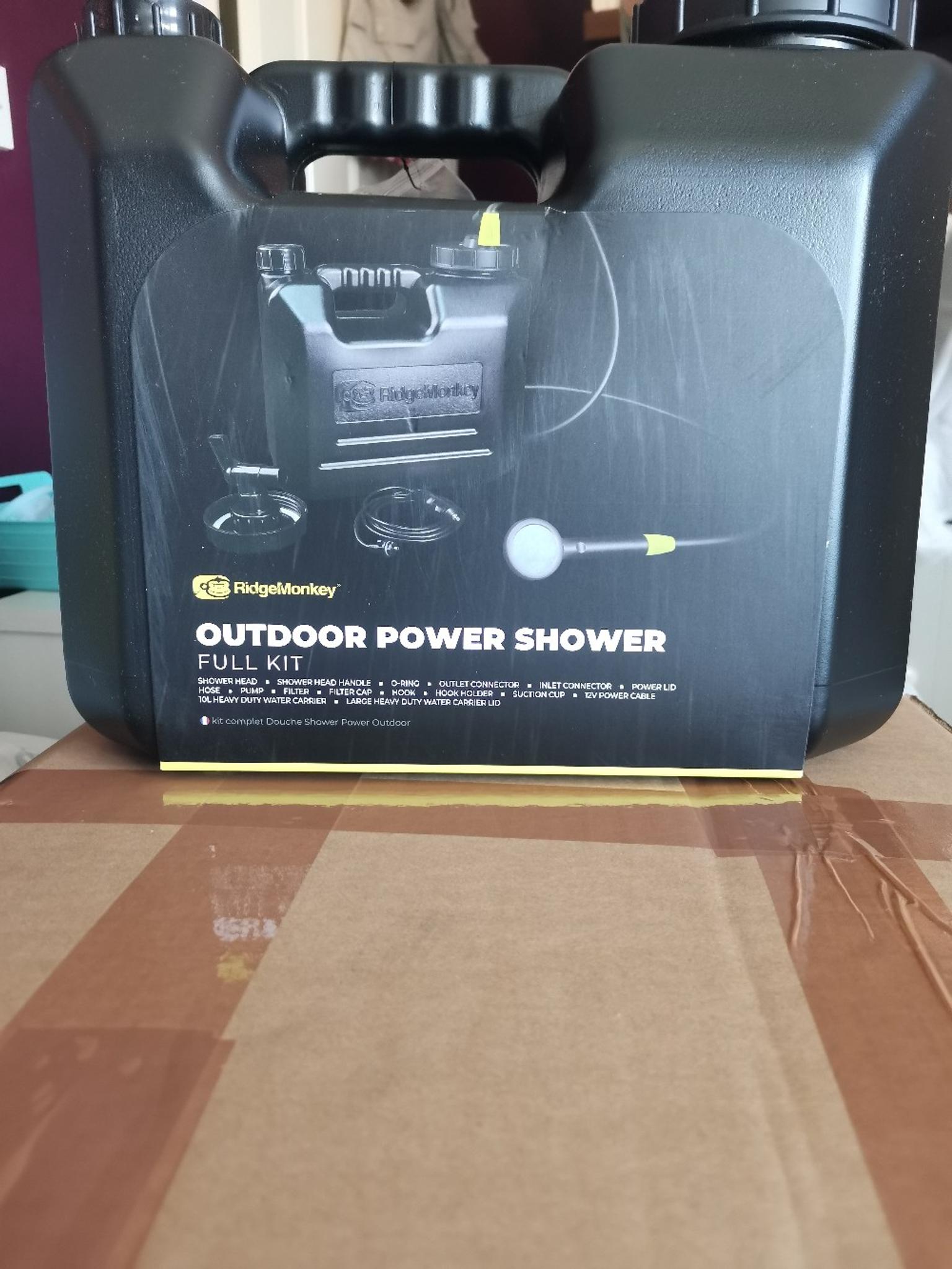 ridgemonkey outdoor power shower full kit in CB23 Cambourne for £50.00