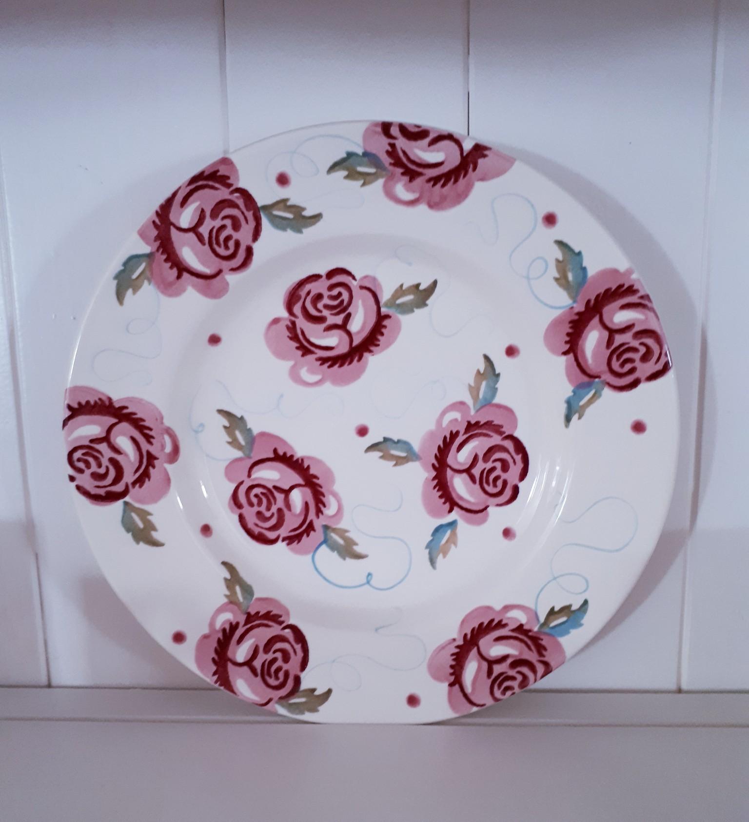 EMMA BRIDGEWATER PINK ROSES PLATE in DY1 Dudley for £10.00 for sale