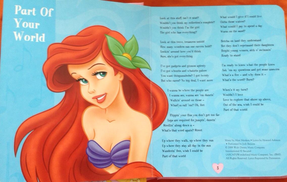 Disney Princess sing along book &amp; cd in S11 Sheffield for
