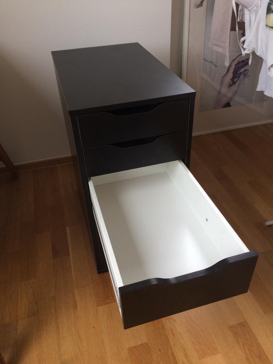 Ikea Alex Schubladenelement / Kommode schwarz in 81667 München for €25.00 for sale Shpock