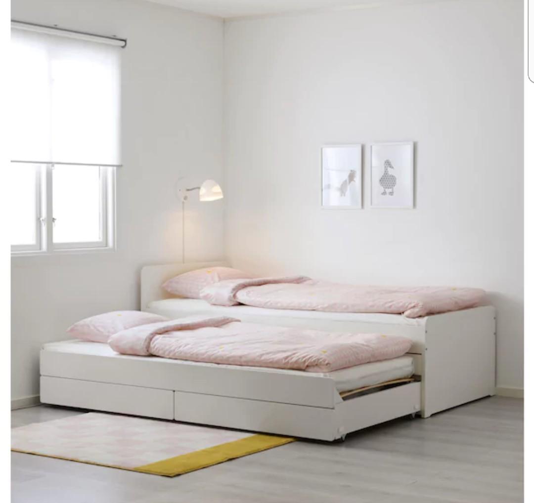 Ikea einzelbett gästebett jugendbett bett in 68169