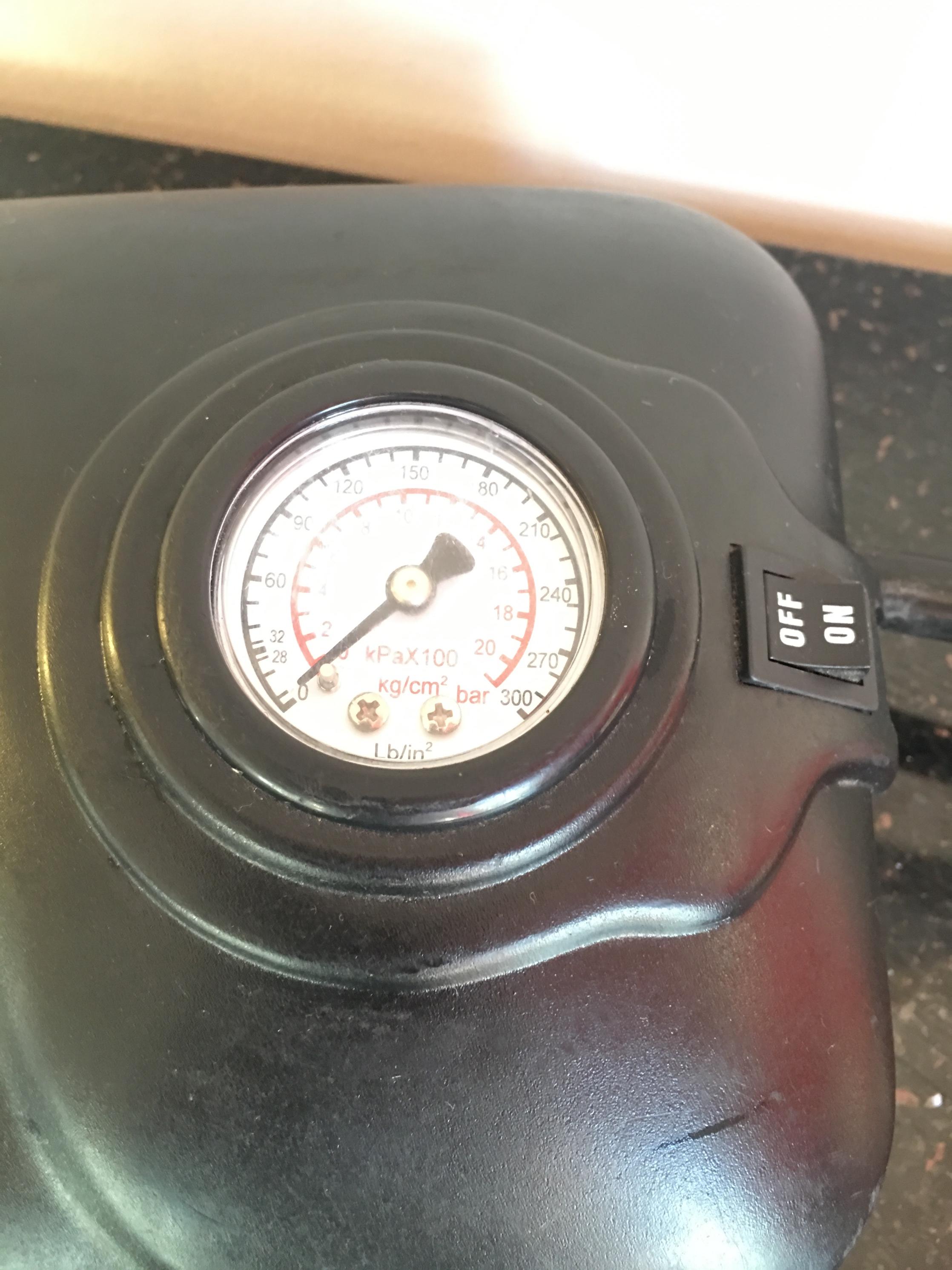 Halfords 12V air compressor for the car in CO2 Colchester for £5.00 for