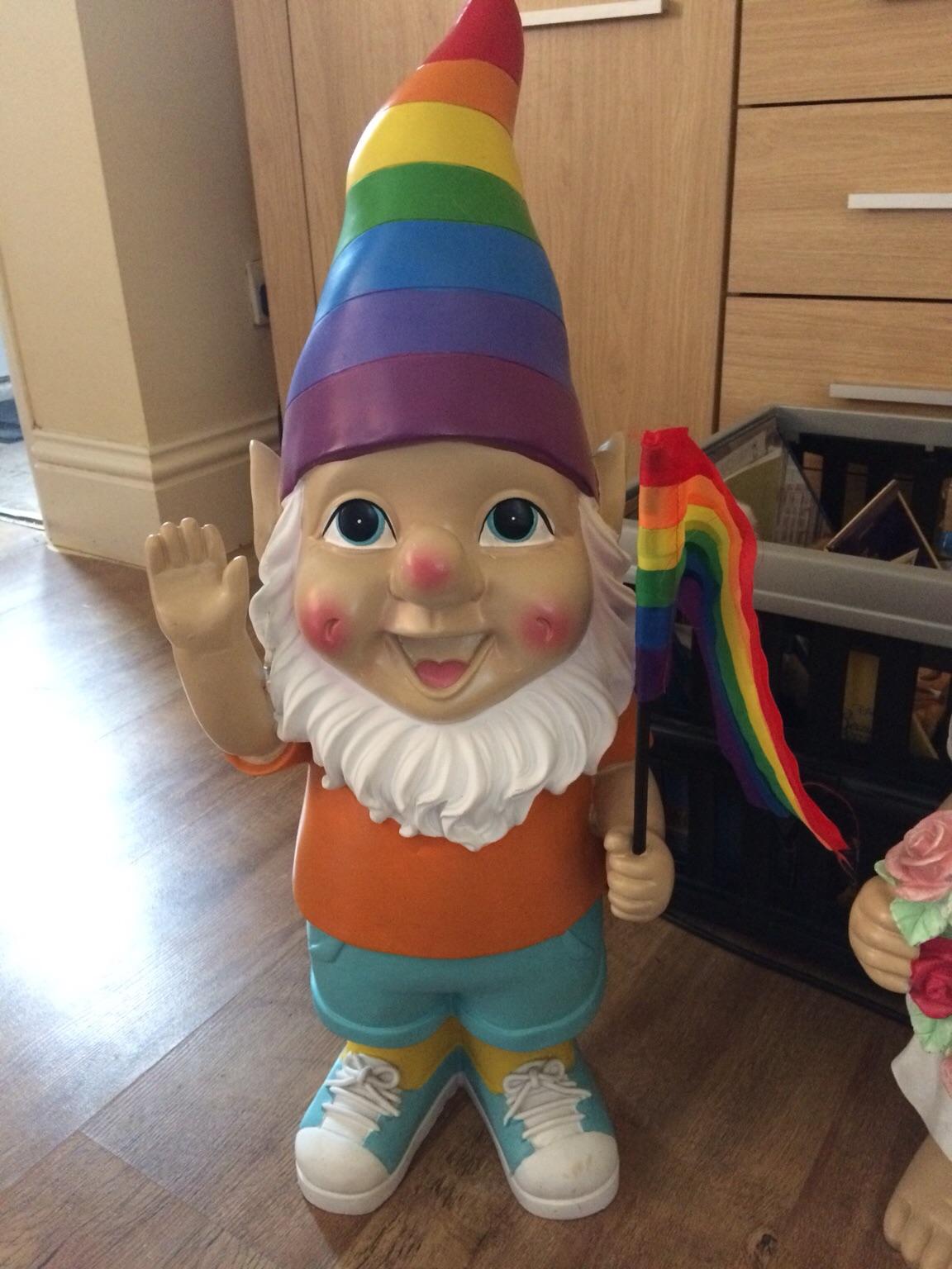 Medium Asda gay pride gnome in TS24 Station for £15.00 for sale Shpock