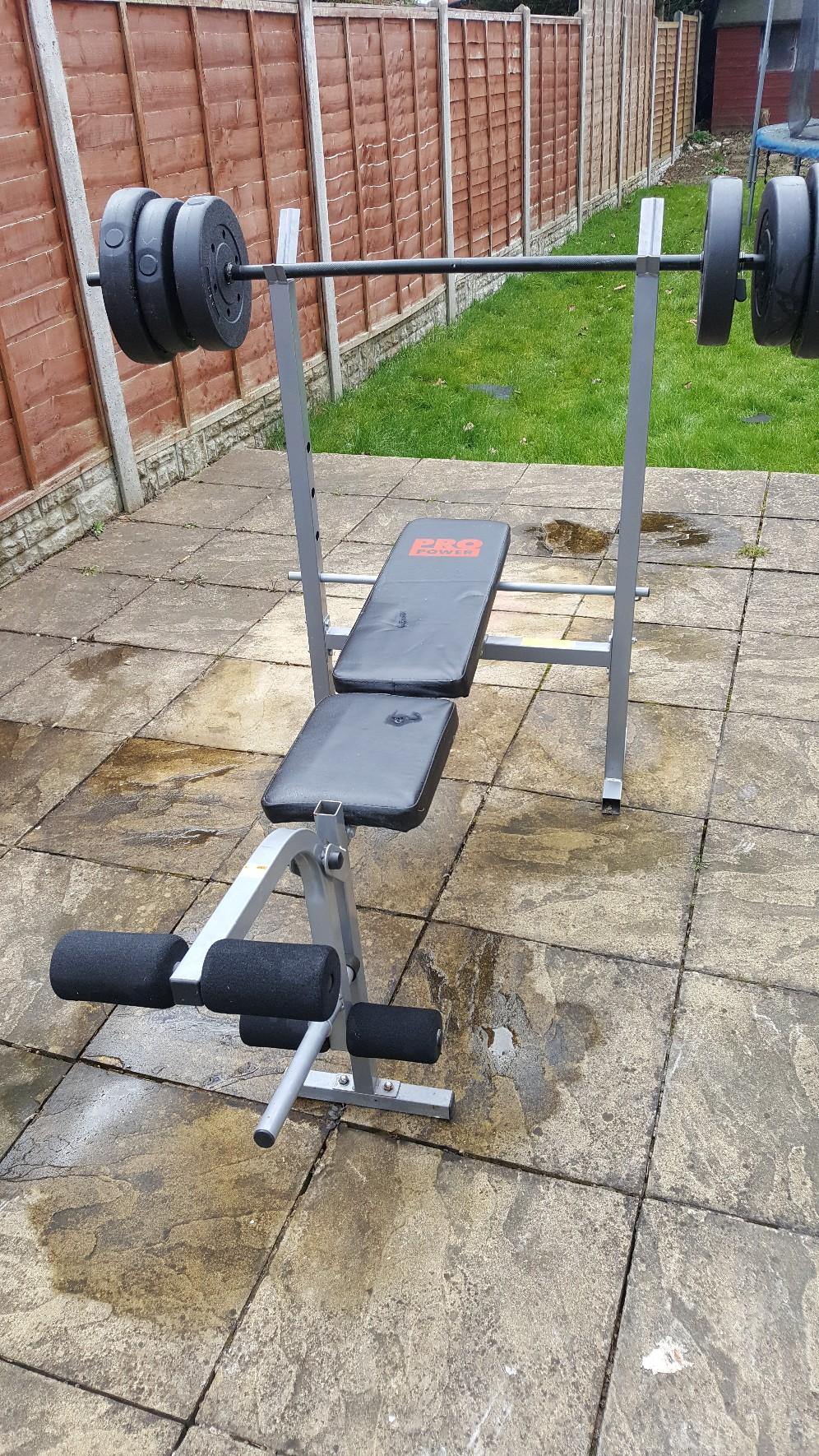 Pro power bench and weights in B36 Birmingham for £30.00