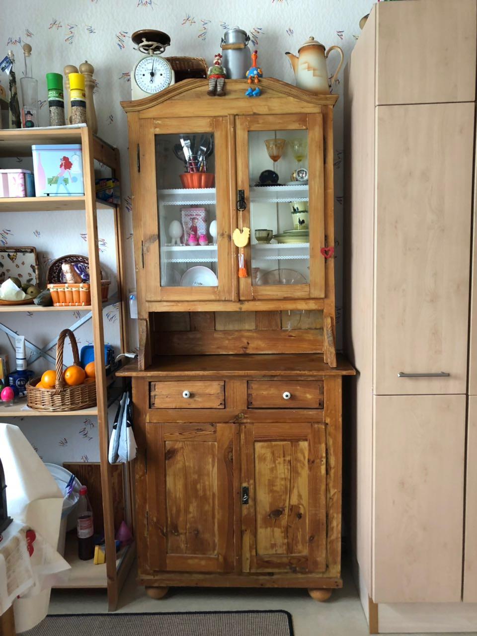 Küchenschrank, Holz, alt in 67059 Ludwigshafen am Rhein for €70.00 for