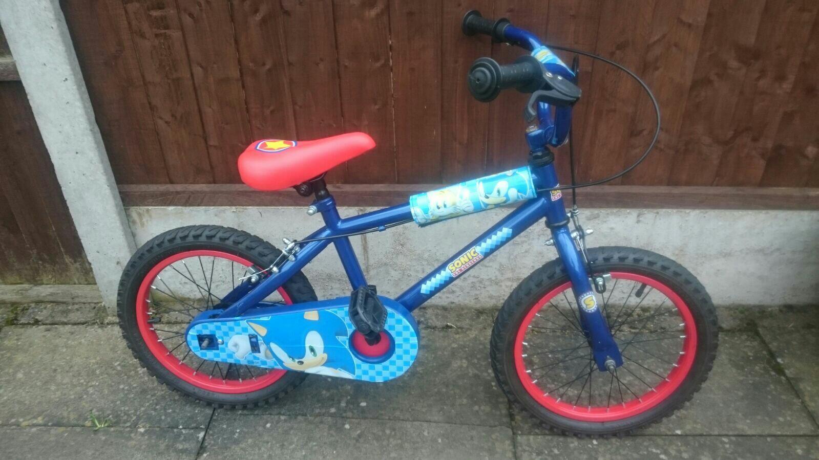 Sonic The Hedgehog 16" Bike in B27 Birmingham for £25.00 for sale Shpock