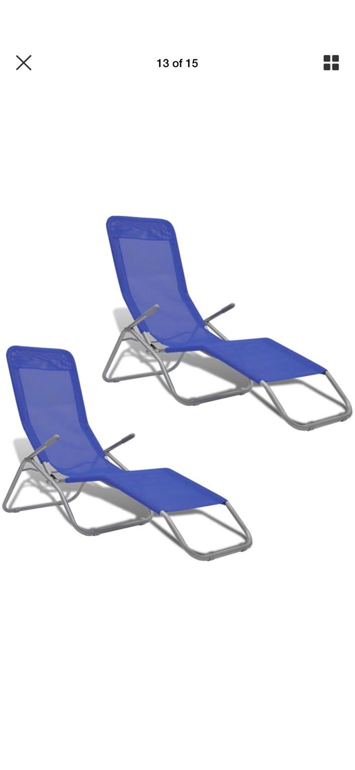 New Tesco RECLINER SUN LOUNGER FOLDING in NN8 Wellingborough for £25.00