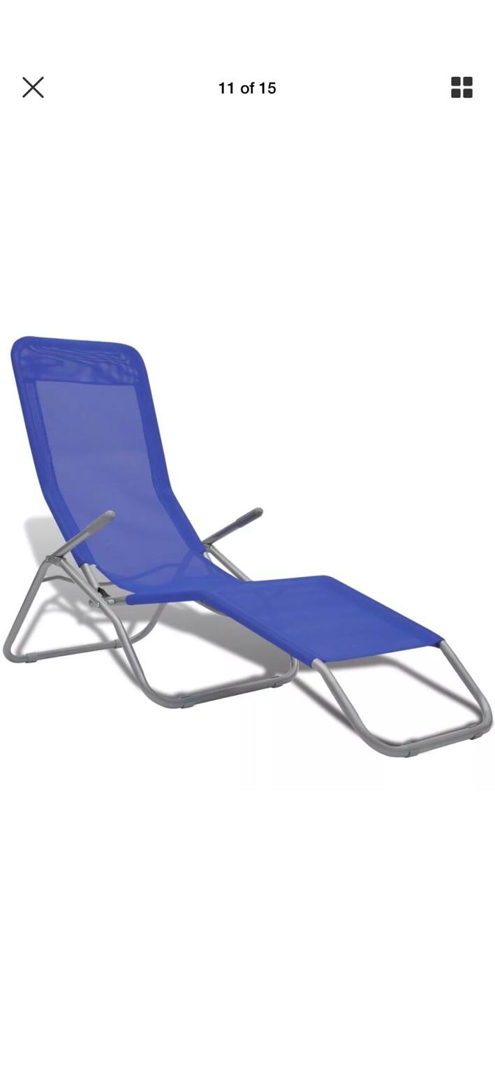 New Tesco RECLINER SUN LOUNGER FOLDING in NN8 Wellingborough for £25.00