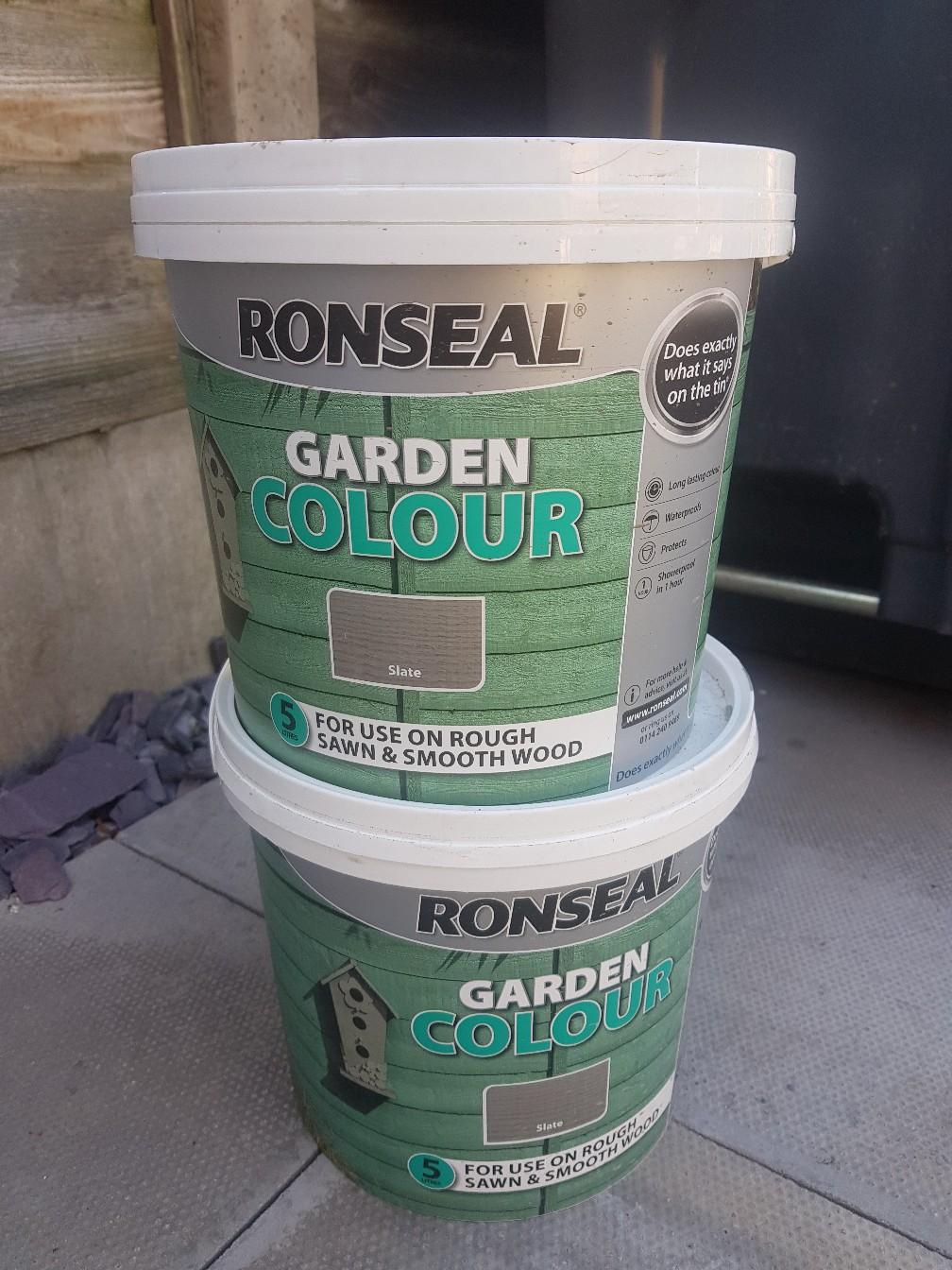 Ronseal fence paint slate grey in WS10 Walsall for £10.00 for sale Shpock