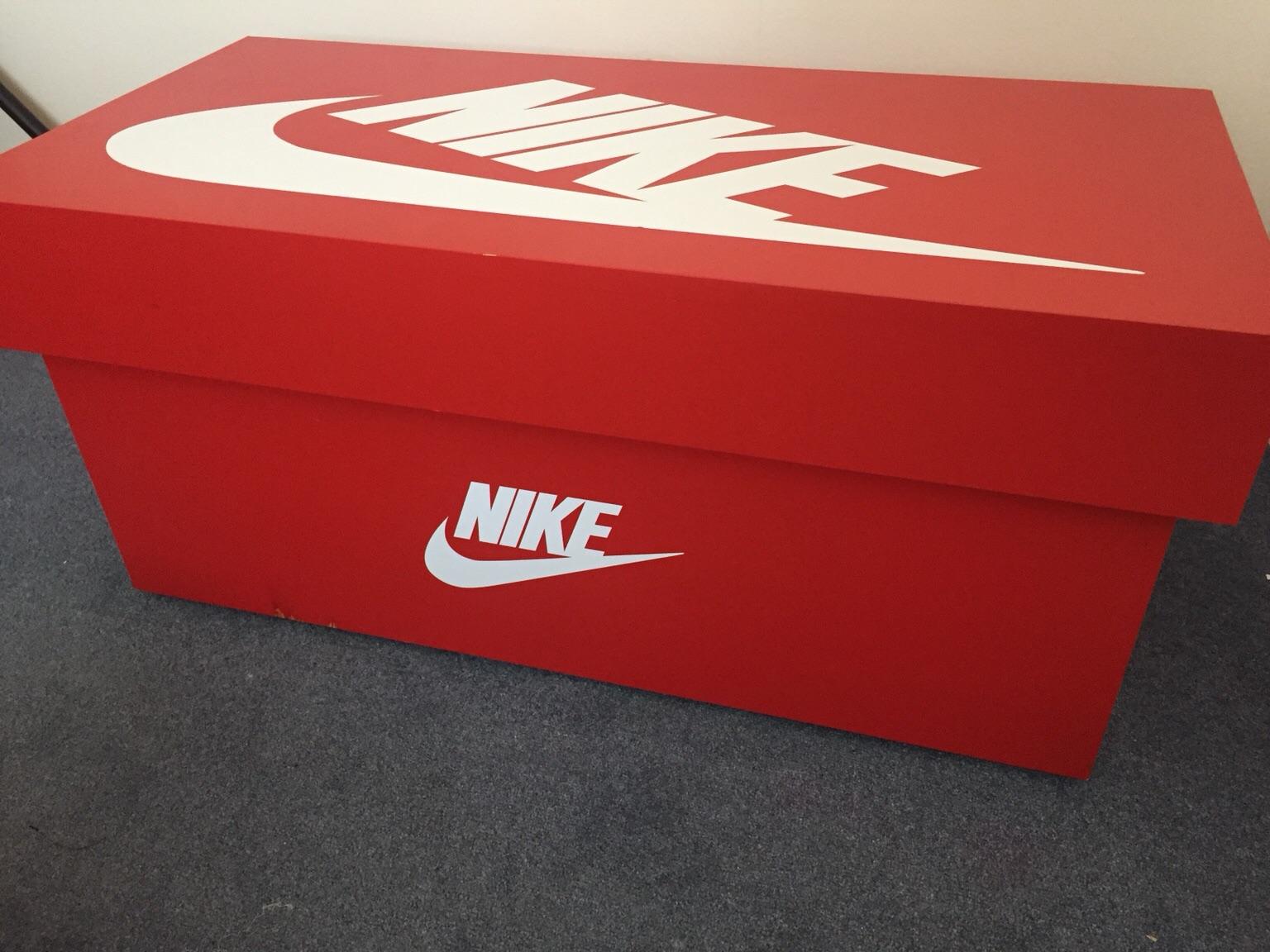 Giant Nike shoe box storage for trainers in East Hampshire