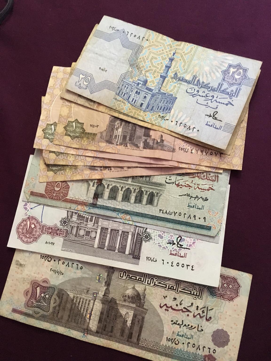 Ägyptische Währung Pound Pfund Banknoten in 14471 Potsdam for €10.00