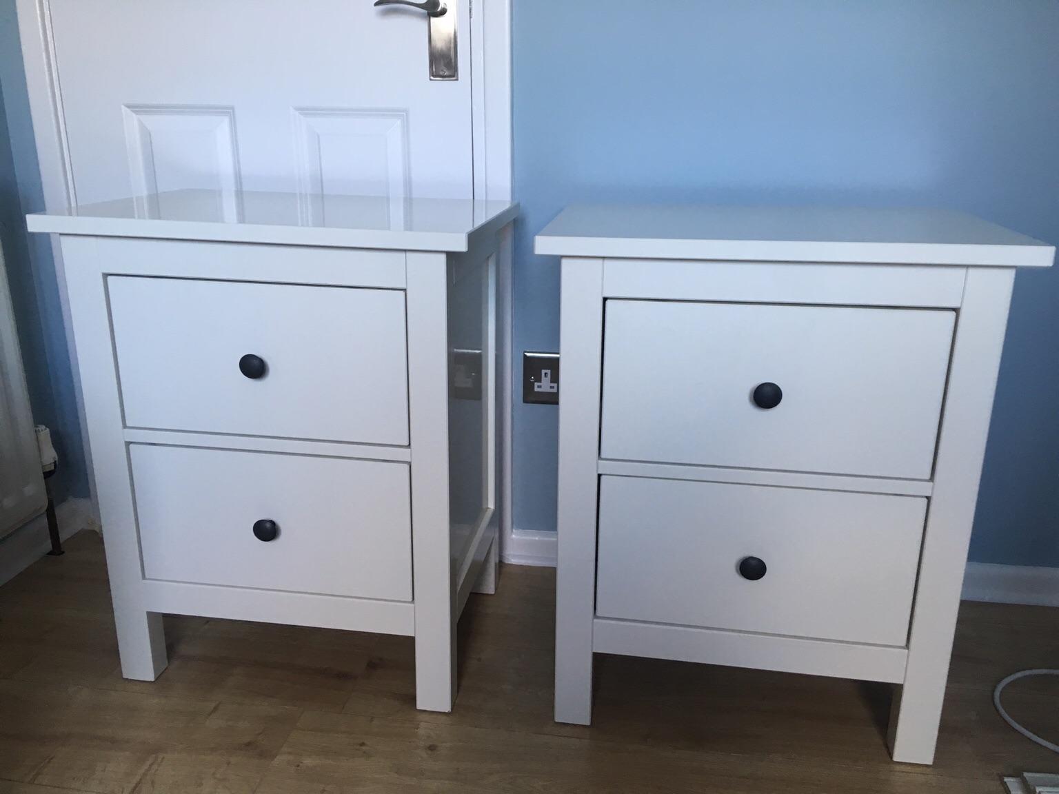 Ikea Hemnes Bedside Tables For Sale