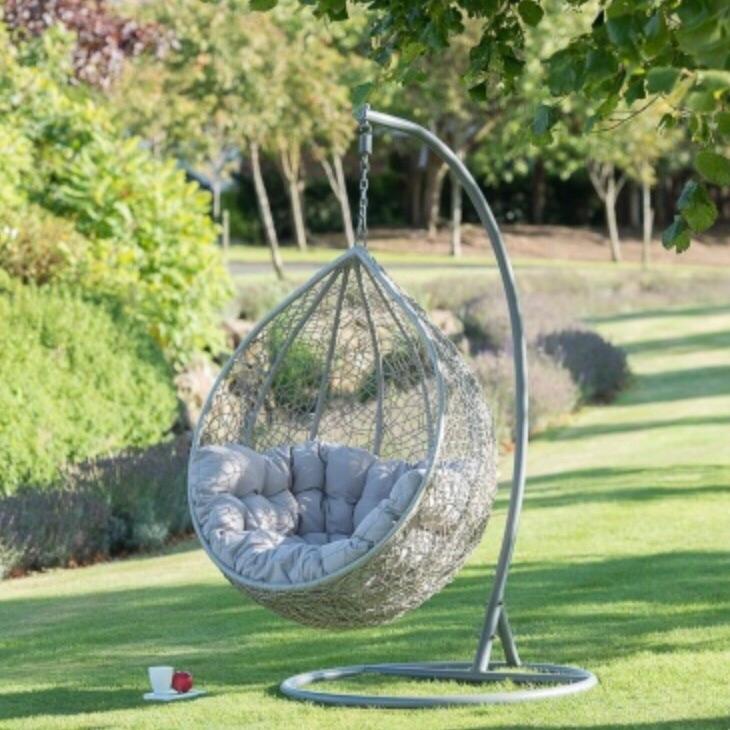 Egg Swing Chair Indoor &amp; Outdoor New in Spelthorne for