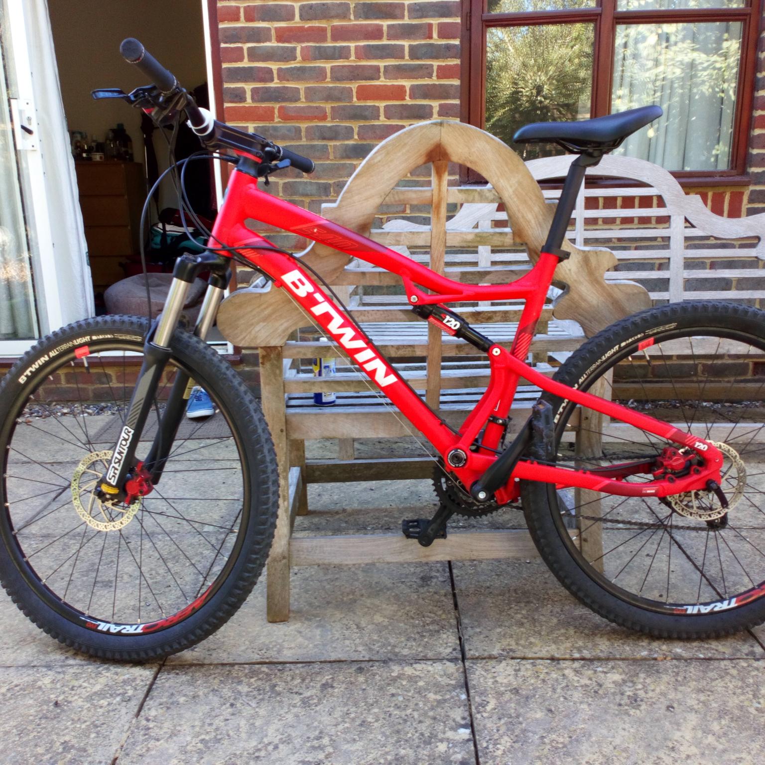 BTWIN Rockrider 540s Full Suspension XL in GU4 Guildford for £230.00