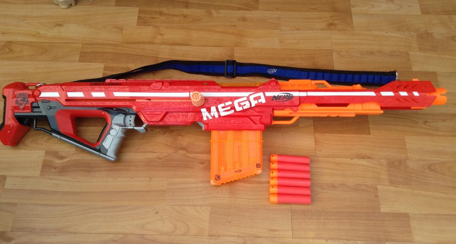 NERF MEGA CENTURION STRAPBULLETSMAGAZINE. in SP8 Dorset for £15.00