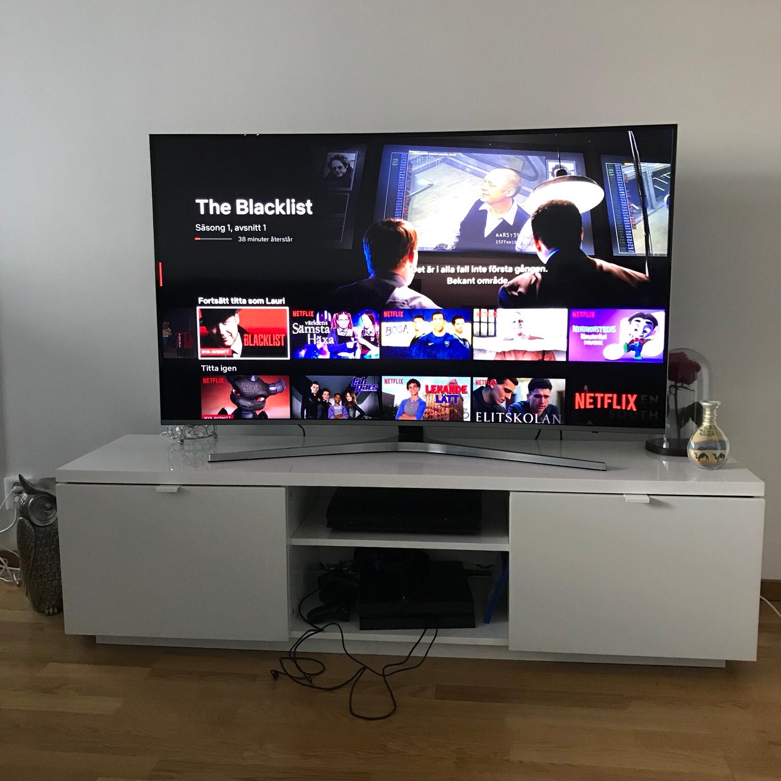 Tv Bänk 55 Tum 55 tums curved Samsung tv in 136 45 Handen for SEK 7,000.00 for sale