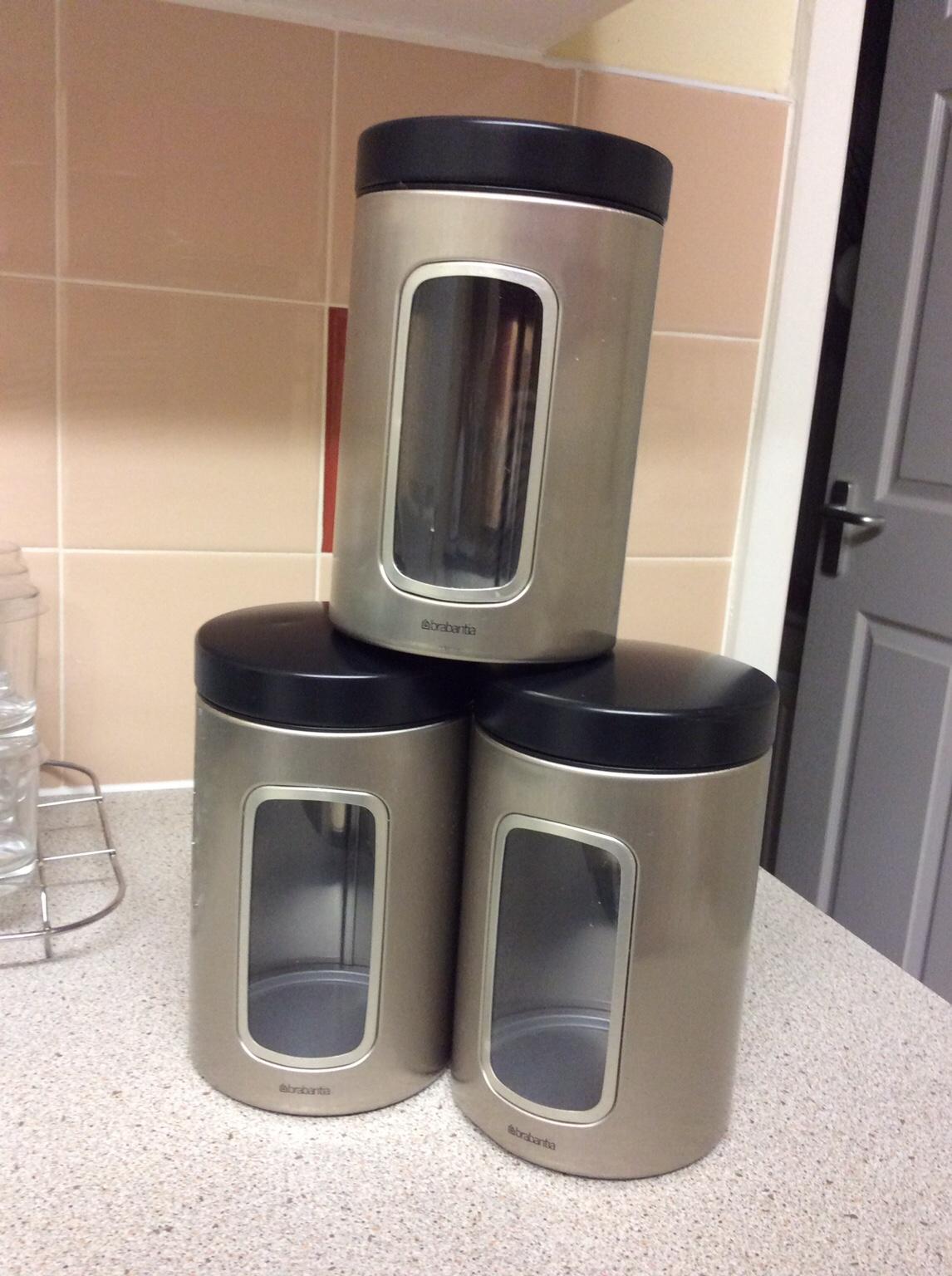 Set Of 3 Brabantia Storage Canisters in B31 Birmingham for