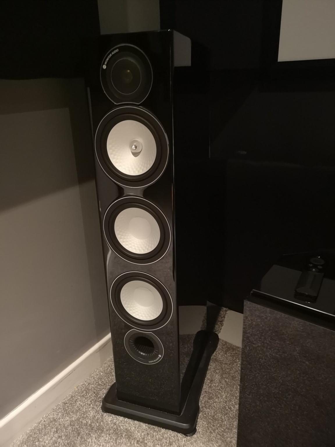 Monitor audio RX8 floor standing speakers in Rotherham for £450.00 for