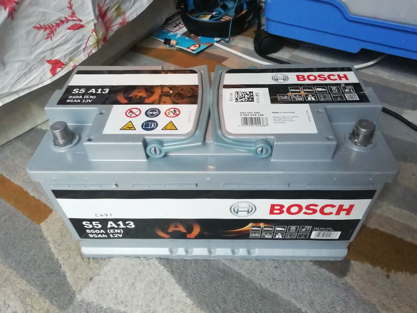 car battery Bosch S5 A13 AGM 12V 95Ah 850A in E17 London Borough of