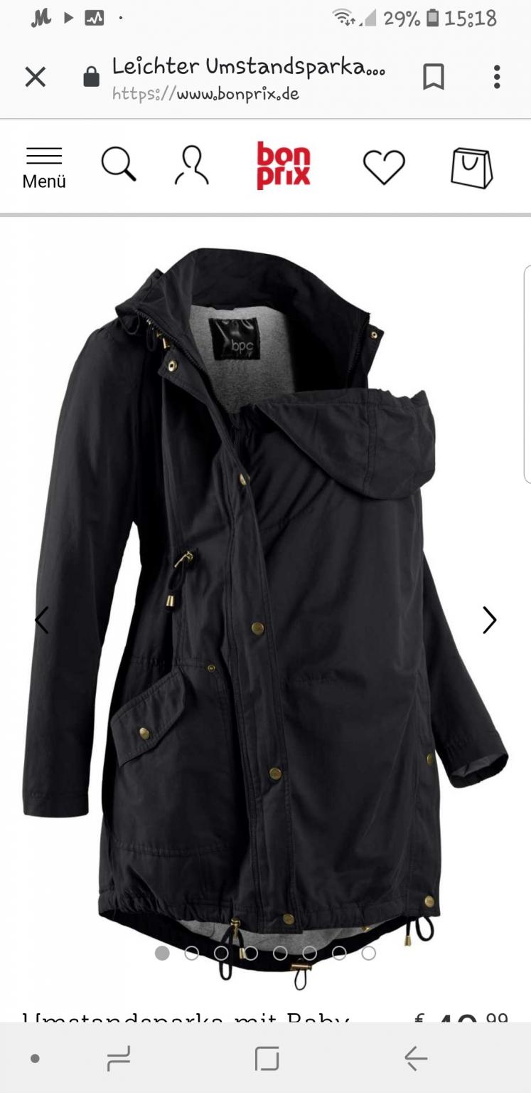 Umstandsjacke mit Babyeinsatz in 76726 Germersheim für 40,00 € zum Verkauf Shpock DE