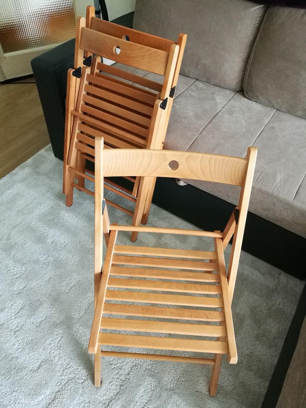 Ikea Terje Folding Wooden Chairs Ikea Terje Folding Chairs IKEA Terje folding chairs in Knowle