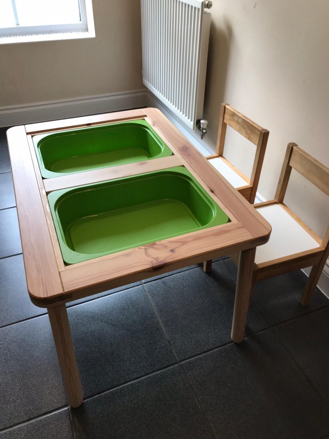 Flisat IKEA Children’s Table &amp; 2 Chairs in B69 Sandwell for £12.00 for