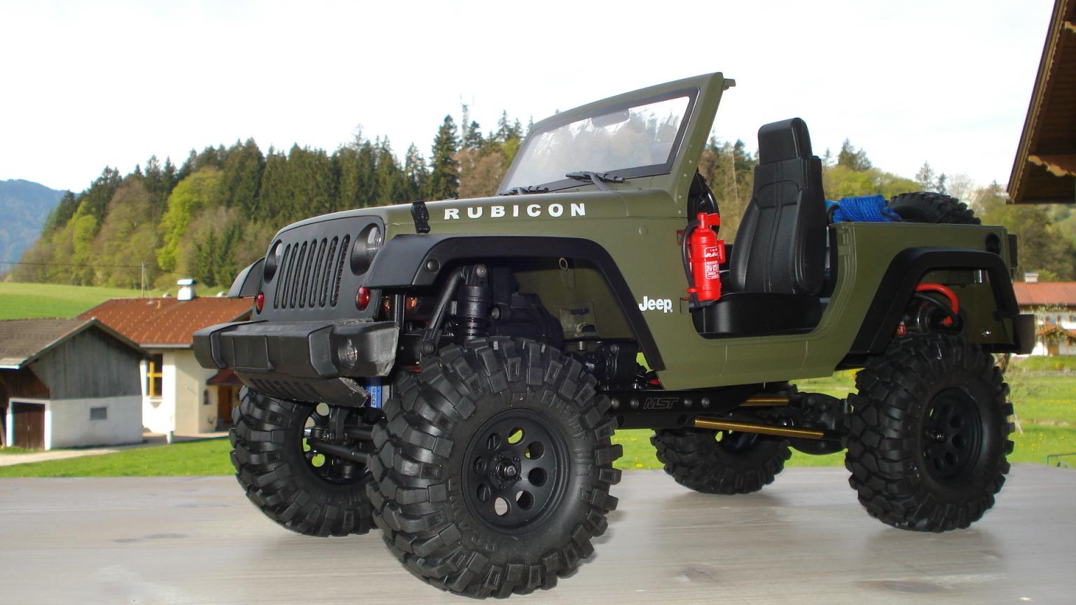 RC Jeep JK Scale Crawler auf MST CFX in 6252 Breitenbach