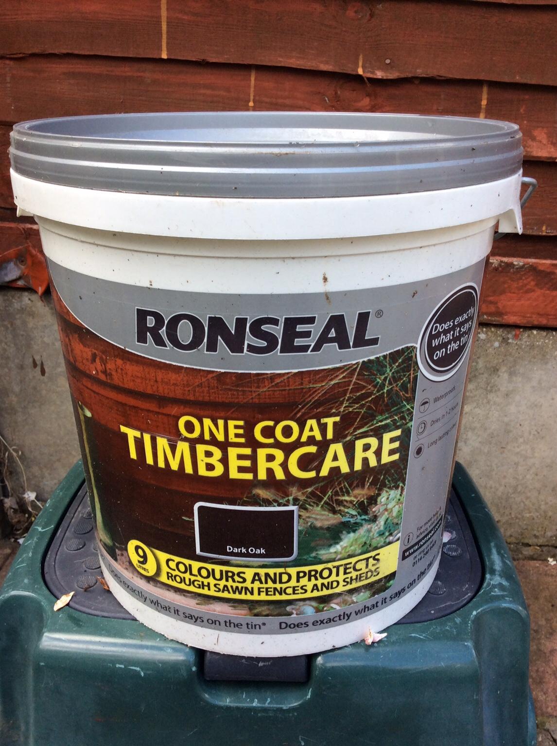Fence Paint (dark oak) in EN3 Enfield for £9.00 for sale Shpock