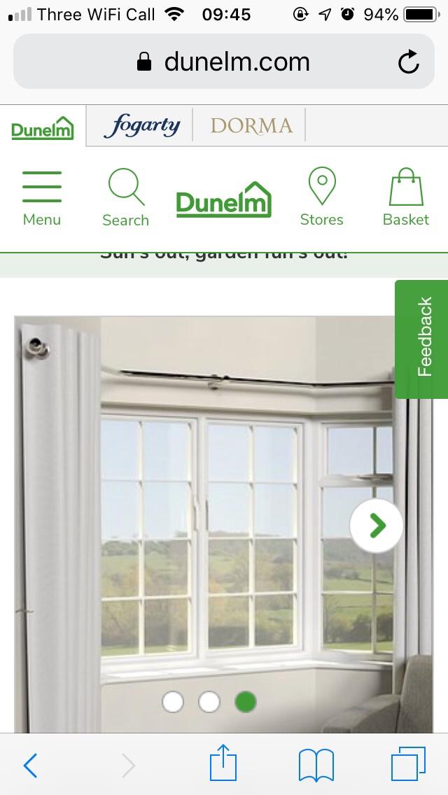 50 Inspirational Bay Window Curtain Pole Dunelm