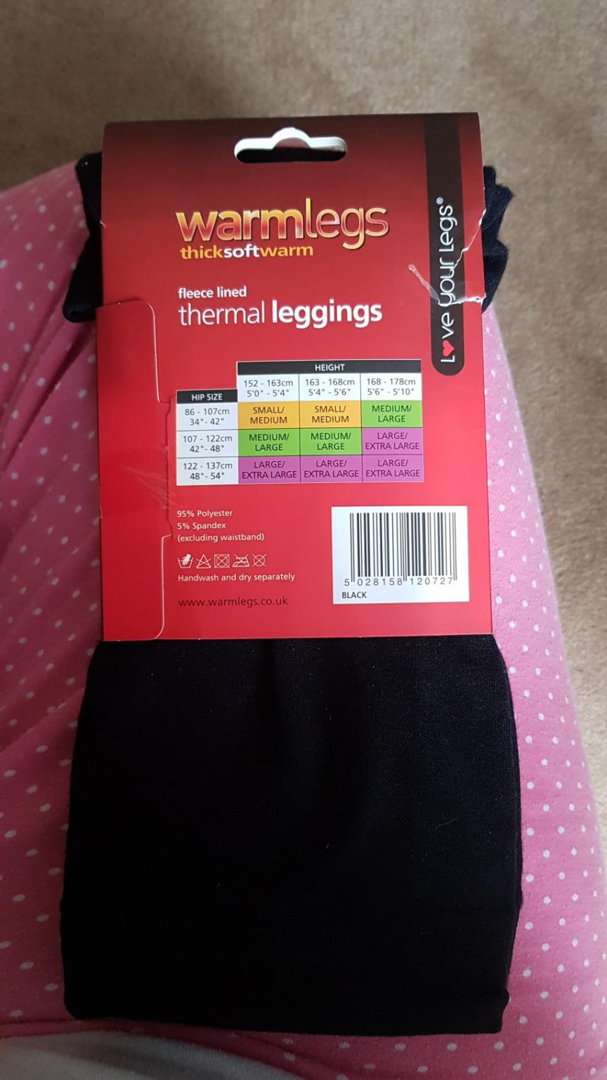 thermal leggings size L/XL in LE3 Leicester for £3.00 for sale Shpock