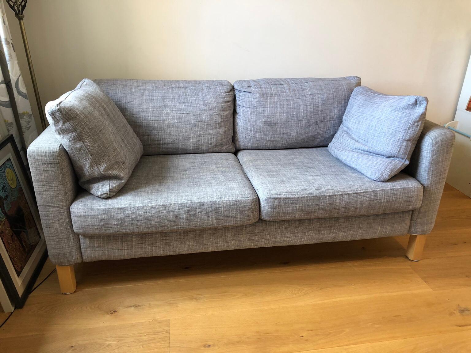 Ikea 2 seater Karlstad sofa Isunda grey in Rother for £125.00 for sale