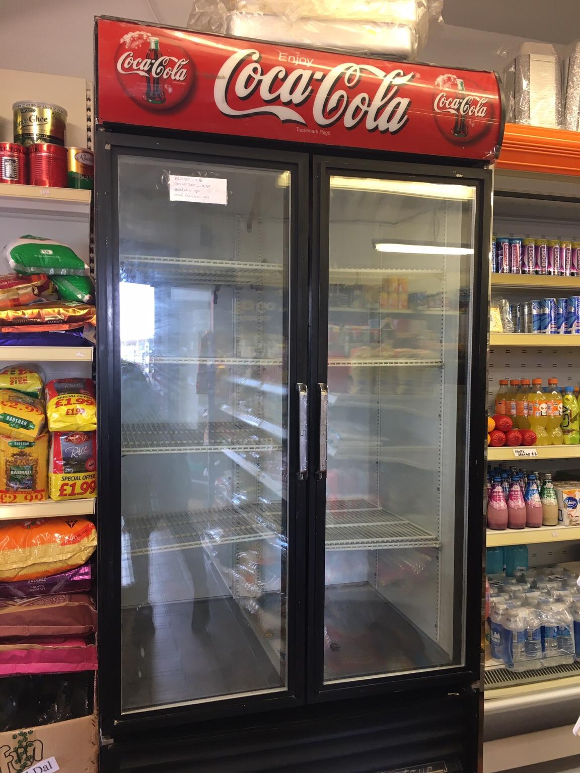 Fridge display fridge, Coca Cola fridge in Southendon
