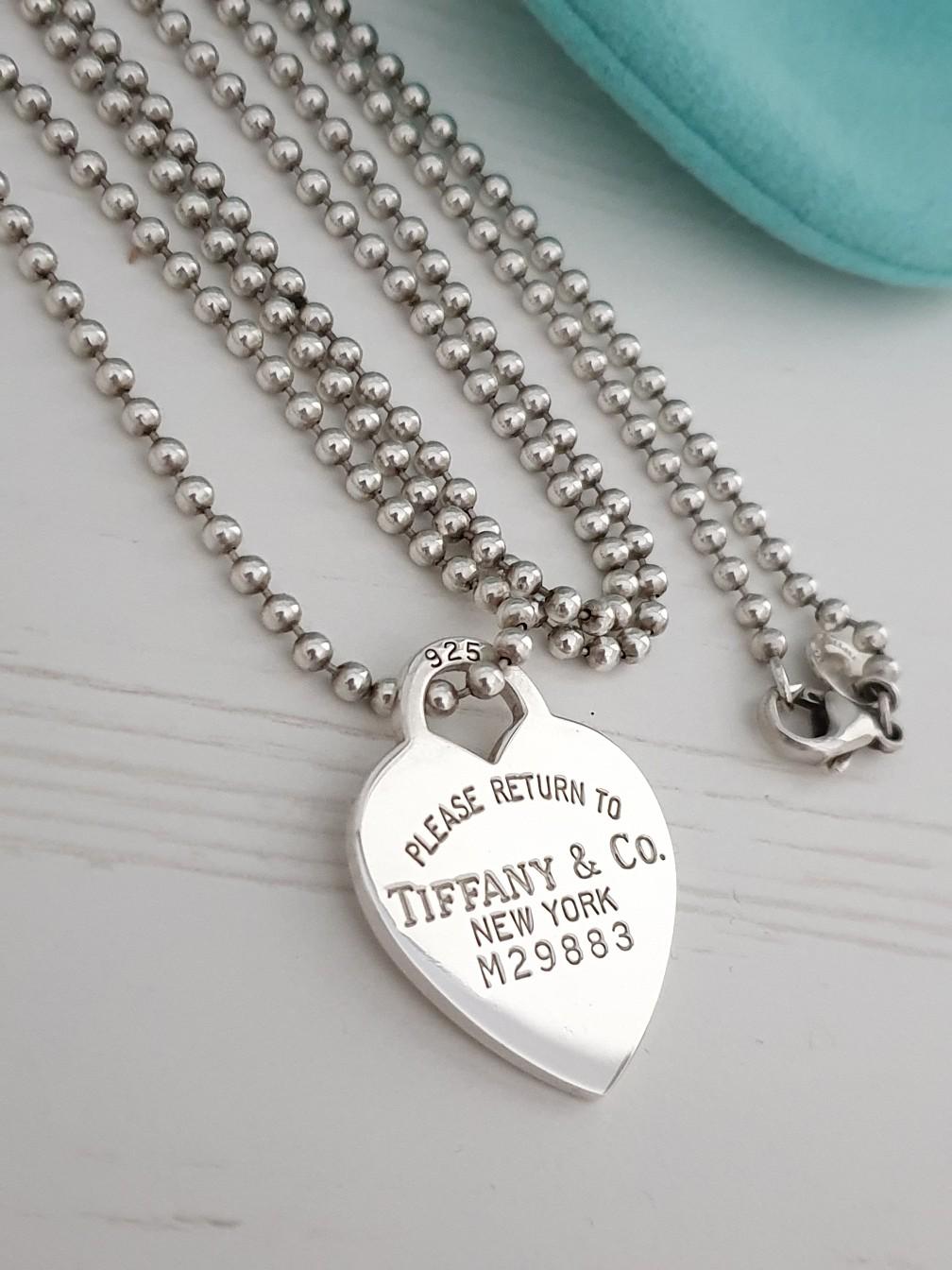 Tiffany & Co. lange Kette mit Herz Anhänger in 28217 Bremen for €220.00