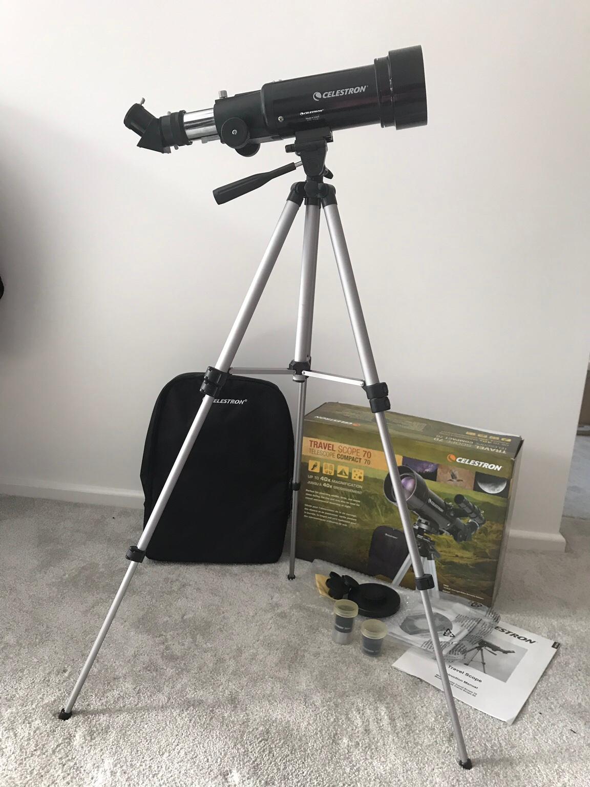 Celestron travel scope compact 70 in DA9 Dartford for £28