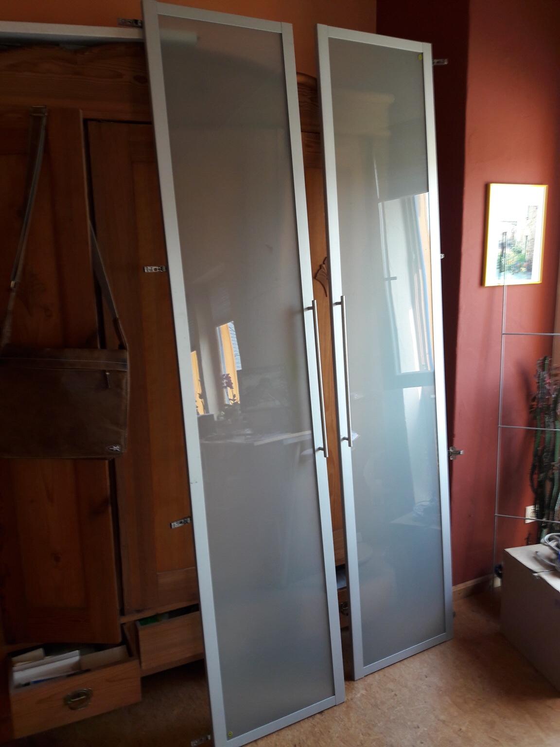 2x Pax Glastüren Schranktüren Türen in 66877 RamsteinMiesenbach für 80