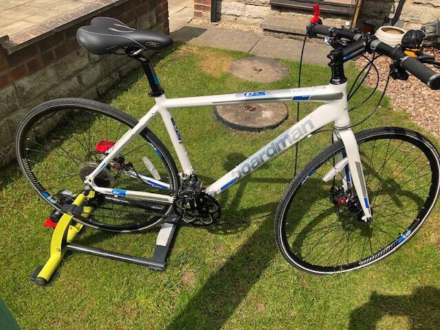 Bike Boardman Comp Hybrid,with Traxc trainer in Doncaster for £245.00
