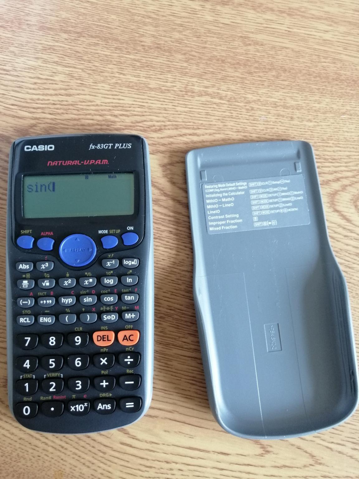 casio calculator fx83GT PLUS in DY2 Dudley for £6.00 for sale Shpock