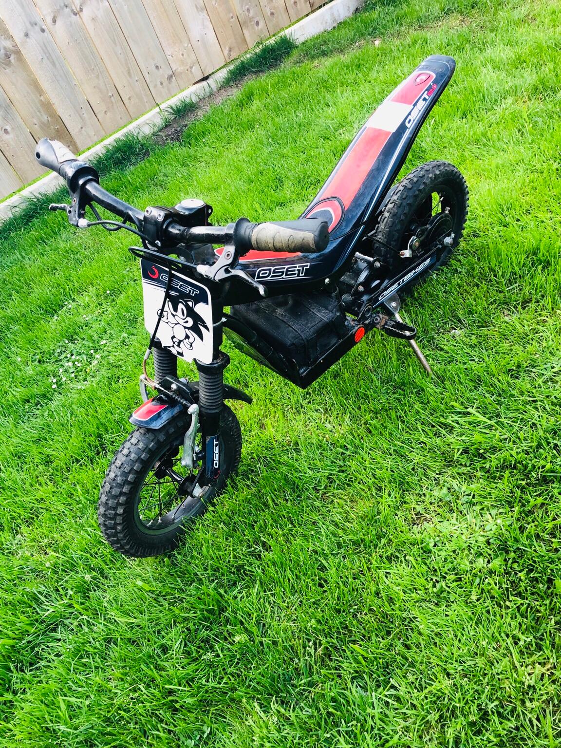 Oset 12.5 electric kids trial bike in PR4 Fylde for £350.00 for sale
