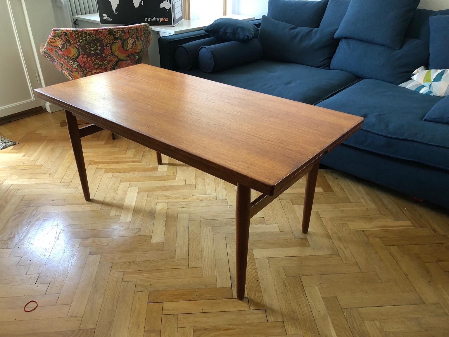 Matbord Soffbord Soffbord/matbord Danskt 5060tal teak in 12356 Stockholm for SEK 600.