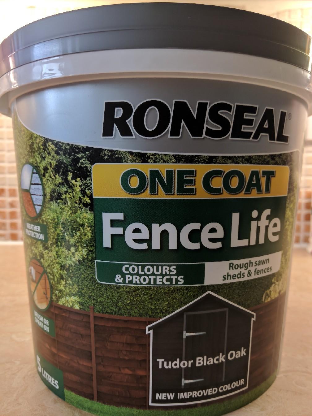 Ronseal Dark Oak Fence Paint Wilko Exterior Paint & Wood Stains