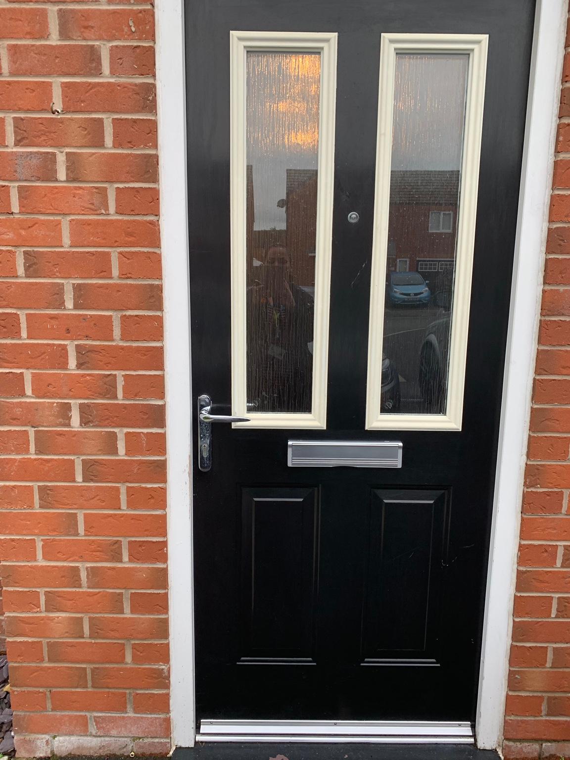 Front door standard 33 x 80 inch black in St Helens for £