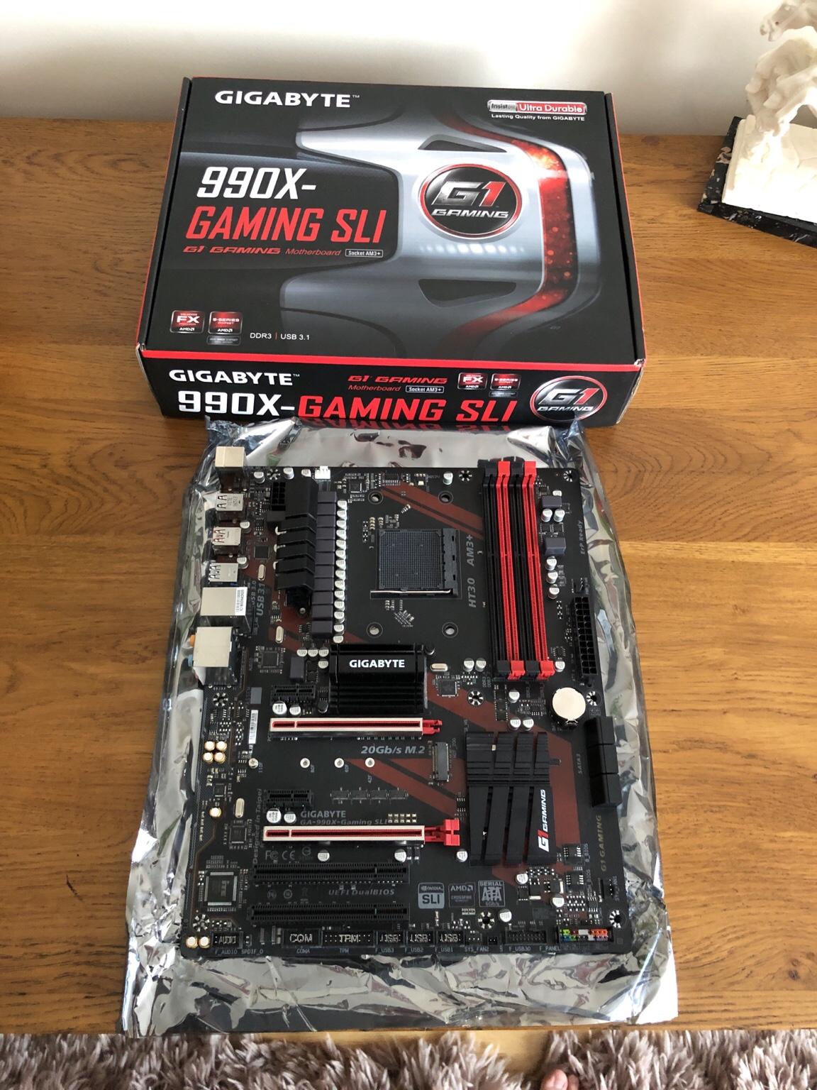 990XGaming SLI Gigabyte motherboard in B69 Sandwell for £65.00 for