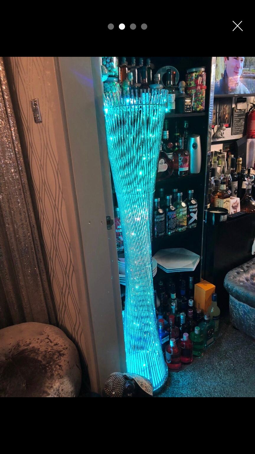 Spiral colour changing floor lamp in B63 Dudley for £40.00 for sale