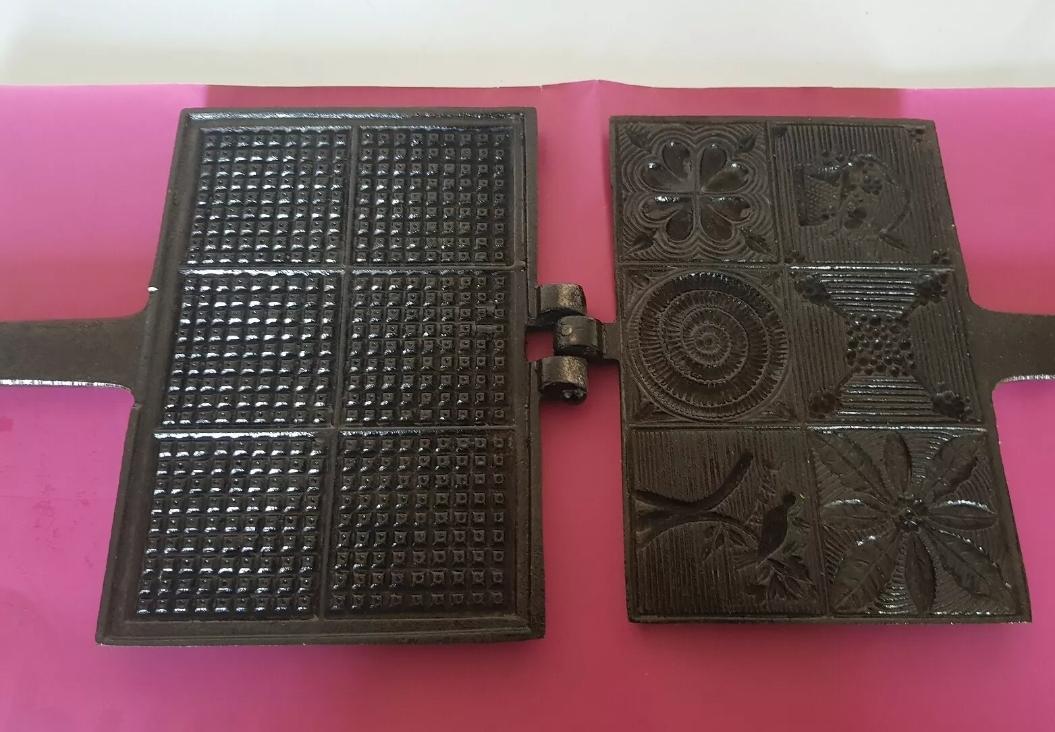 Altes Zimtwaffeleisen Waffeleisen Gußeisen in 66663 Merzig for €5.00